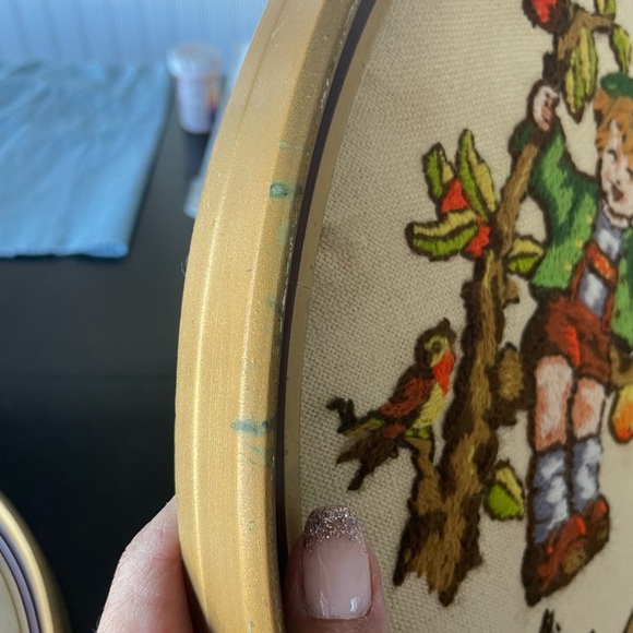Vintage Hummel Embroidered Wall Art Set - Picture 6 of 12